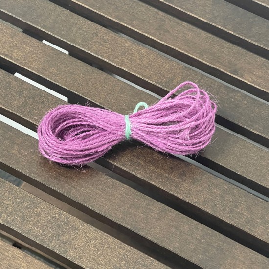 Soft Jute Tying String Purple