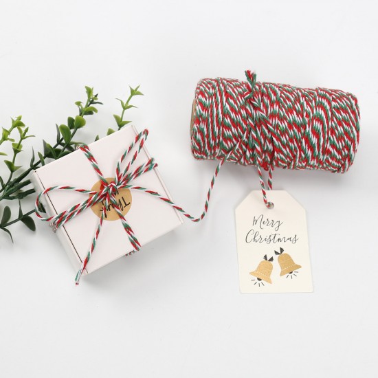 Baker's Twine (Red, Green & White)