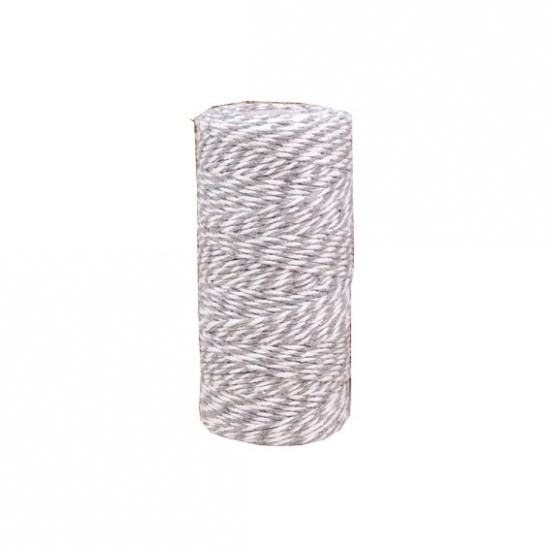 Baker's Twine (Grey & White)