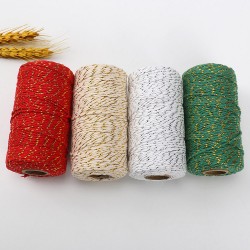 BAKER'S TWINE (GOLD & RED) Roll