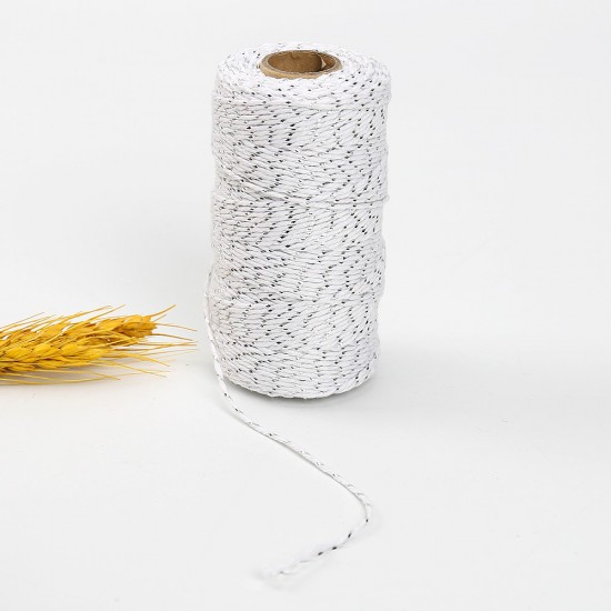 BAKER'S TWINE (Silver & White) Roll