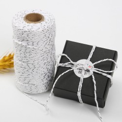 BAKER'S TWINE (Silver & White) Roll BAKER'S TWINE (Silver & White) Roll