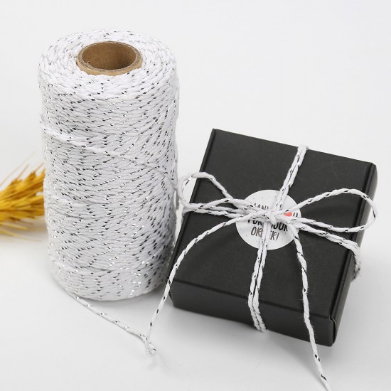 BAKER'S TWINE (Silver & White) Roll