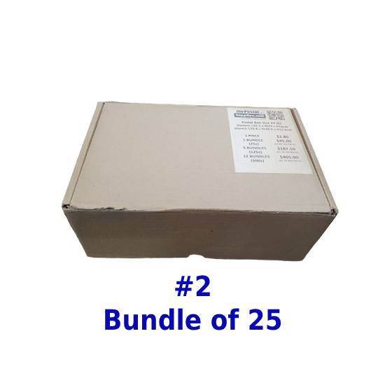 Postal Box Size 2 (S) - 25pcs per bundle