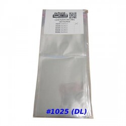 Clear Adhesive Plastic Bag #1025 (DL)