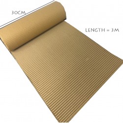 30cm Kraft Corrugated Paper Roll – 3m | Protective Packing Wrap for Fragile Items, Shipping & Moving