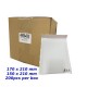 S5 Size White Kraft Bubble Mailer (Wholesale)
