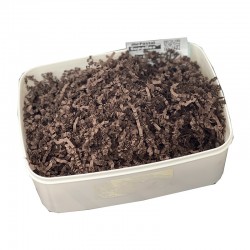 Mocha Shredded Paper-CRINKLE Cut Filler Shred