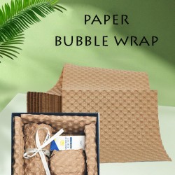 Eco-Friendly Recyclable Kraft Bubble Wrap Filler
