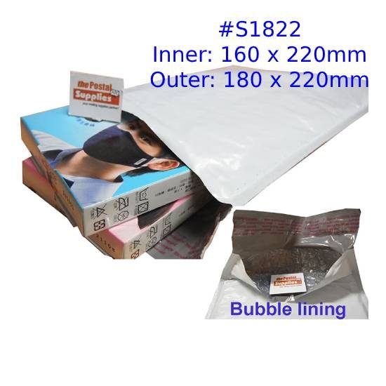 White Poly Bubble Mailer #S1822