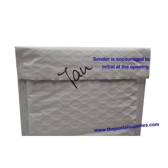 White Poly Bubble Mailer #M