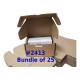 Postal Box Size #2413 - 25pcs per bundle