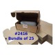 Postal Box Size 2416 - 25pcs per bundle