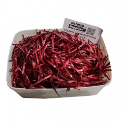Metallic Dark Red Shredded Paper Fillers 