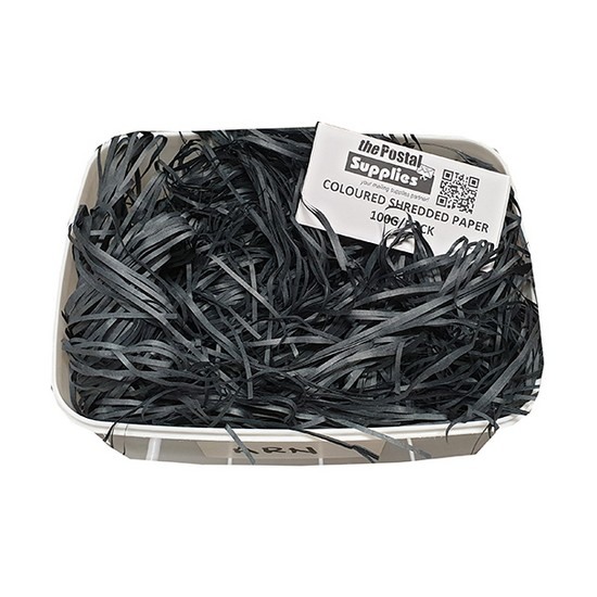 Black Shredded Paper