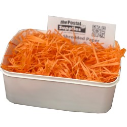 Bright Orange Shredded Paper