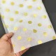 20pcs Designer Printed Tissue Wrapping Papers - Gold Dots