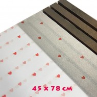 20pcs Designer Printed Tissue Wrapping Papers [Valentine’s Heart]